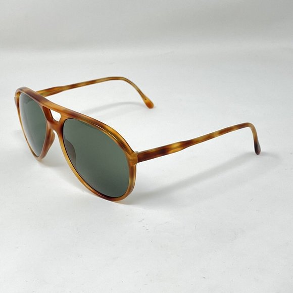 Ray-Ban Tortoise Sunglasses with Dark Green Lenses - Picture 3 of 12